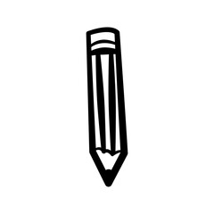 Art Education school Hand Drawn Isolated In White Illustration