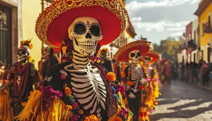 Dia de los Muertos parade.