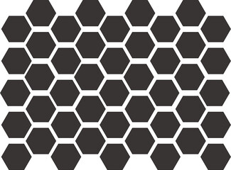seamless pattern with hexagons