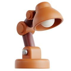 3D illustration Reading Desk Lamp