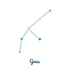 Grus constellation, Crane, 88 constellations