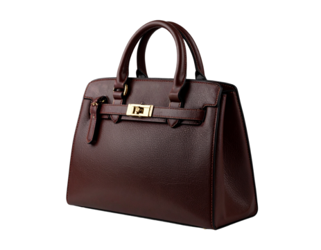  Luxury Brown Leather Handbag for Men and Women
