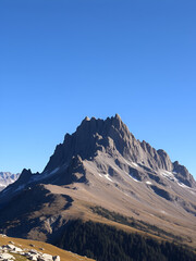 The specular landscape of Croda Negra trail routh, take shot form peak of Croda Negra Dolomite, Ithaly.