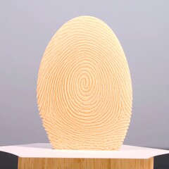 Fingerprint sculpture