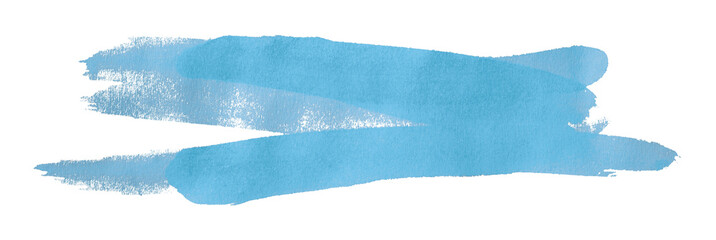 light blue watercolor background. Artistic hand paint. Isolated on transparent background.
