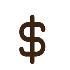 Obraz premium Dollar Symbol Illustration - Financial Icon for Business, Currency, and Economic Concepts