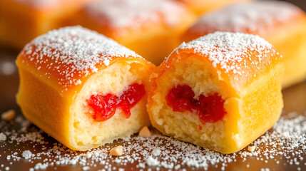 Capture the essence of Twinkies in a mouthwatering food photography shot