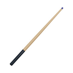 Billiard Cue Stick with Wooden Shaft and Blue Tip for Cue Sports

