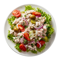 Tuna salad with blow png
