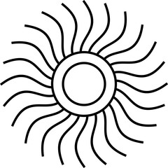 Vintage Sunburst Vector Icons – Perfect for Branding