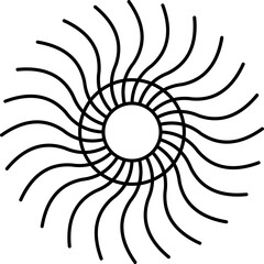 Vintage Sunburst Vector Icons – Perfect for Branding