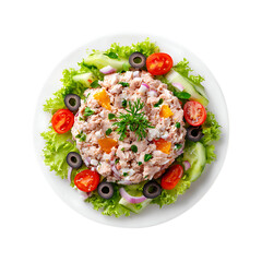 Tuna salad with blow png