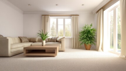 Fototapeta premium Modern living room interior
