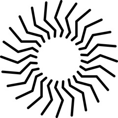 Vintage Sunburst Vector Icons – Perfect for Branding