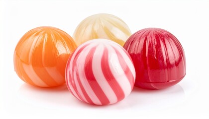 Candy on a white background,