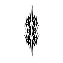 Tribal Flame Symbol