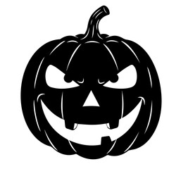 Scary Pumpkin Jack-o’-Lantern Head