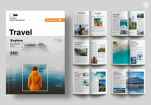 Travel Magazine Template