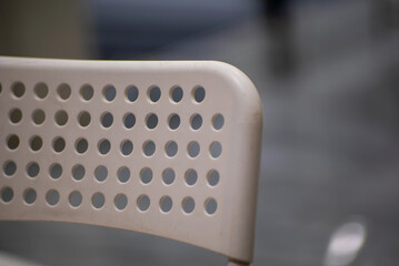 Modern Chair Backrest Design Close-Up