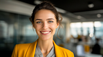 portrait of a young businesswoman