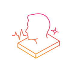 Speech Recognition   Gradient Outline Icon