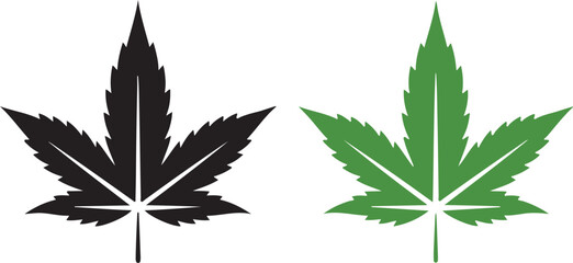 Neem Leaves Vector Collection  Green Silhouette Neem Plant Illustration
