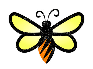 Symbol of a wild stylized bee.