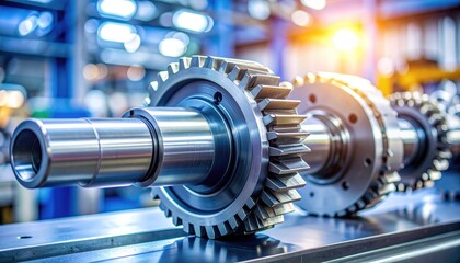 Metal Gears and Shafts in Industrial Setting