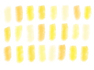 黄色の水彩の抽象