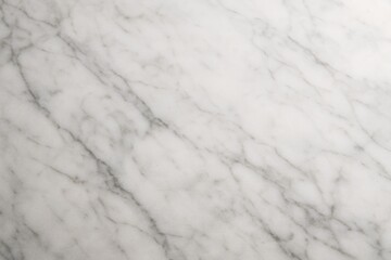 Obraz premium White marble stone surface with light gray natural veins used as elegant minimal background texture for creative interior or design concepts. Ai generative