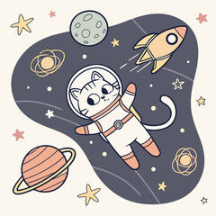 astronaut in space