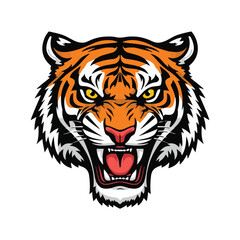 Obraz premium tiger head vector