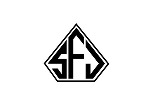 SFJ Custom Monogram Logo Design.