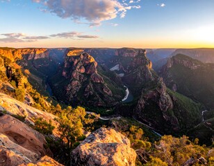 Majestic Canyon Sunset Vista.