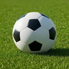 Fototapeta premium 축구공 잔디 스포츠