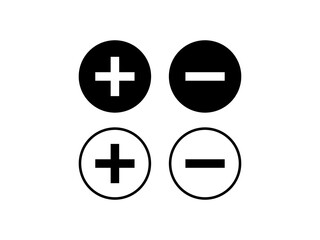 plus minus button sign