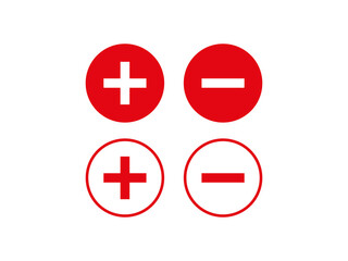 plus minus button sign