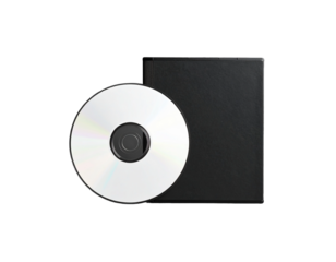 cd dvd case isolated