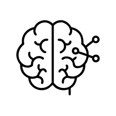 Human Brain Neurology Healthcare Research Icon For Web And Graphic Design