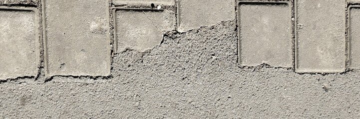Concrete wall texture with blocks. High resolution concrete wall texture with vertical rectangular block pattern.