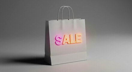 Sale shopping bag promotion retail discount offer special