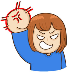 A cute and kind girl