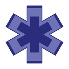 Obraz premium paramedics icons. simple colored vector