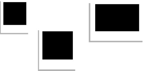 Empty white photo frame mockup. Picture wall frame.
