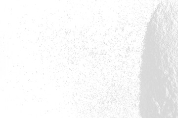 white snow on the transparent background