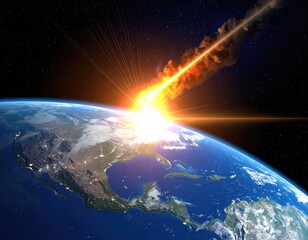 Fiery meteor strikes Earth, explosion over North America
