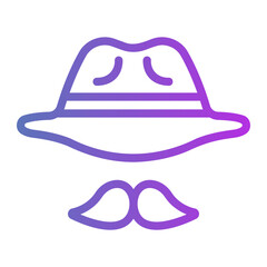 hat Gradient icon