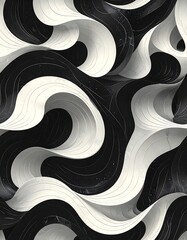 Abstract wavy pattern
