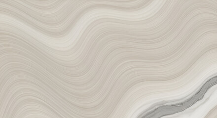 Elegant beige marble texture with flowing waves and subtle gray accents design
