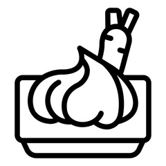 wasabi Line Icon